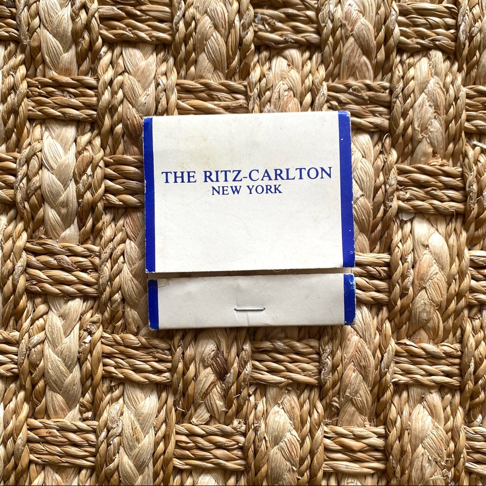 Vintage Ritz Carlton NYC Matchbook